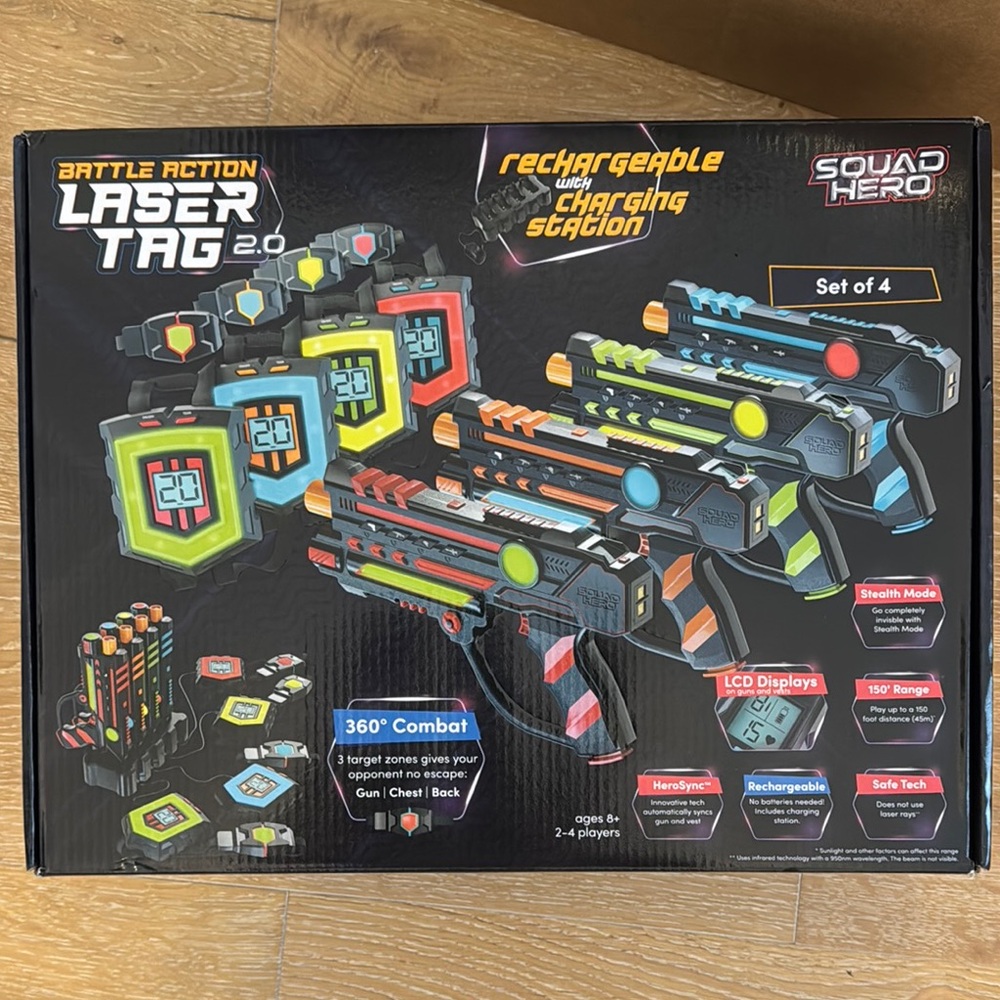 Battle Action Laser Tag Set - Multi-Color